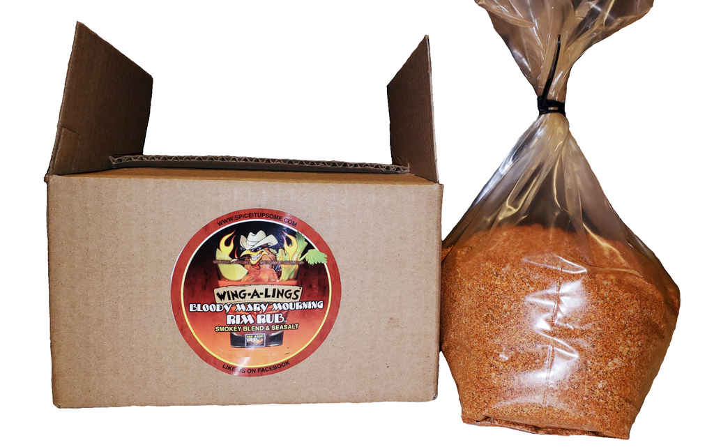 WING-A-LINGS Bloody Mary Mourning Rim Rub Dry Rub - 5LB Bulk Bag-In-A-Box