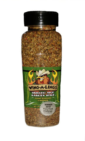 WING-A-LINGS Grilled Nice Garden Spice Seasoning - Large family size 1LB