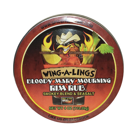 WING-A-LINGS Bloody Mary Mourning Rim Rub Dry Rub (tin)