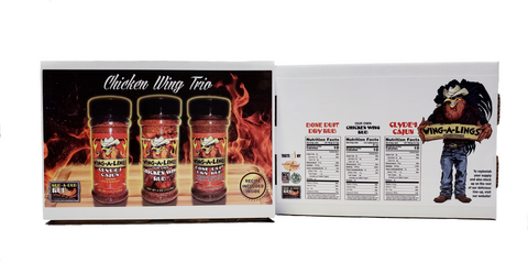 WING-A-LINGS Chicken Wing Trio - Gift Box