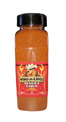 WING-A-LINGS Clyde's Cajun Dry Rub - Large family size 1LB